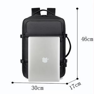 15-Inches Laptop Bag Durable Waterproof Oxford USB Port Bag Fashionable School Bag for Students Laptop <b>Backpack</b> - Product Image 1
