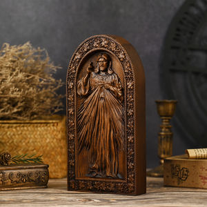 İsa'nın İlahi Merhameti Duvar Dekorasyonu Hristiyan İnanç Dua Dini Ev Kilise Süsü - Product Image 4