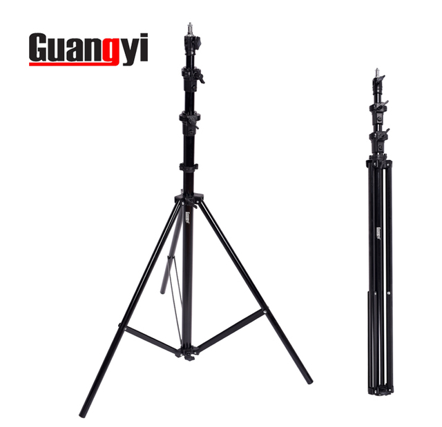 3M/300cm 3M Aluminum Alloy Adjustable Light Stand Tripod Photography Flash Stand with Air Cushion for Camera