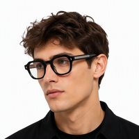 Montures de lunettes optiques, lunettes de vue pour myopie, anti-lumière bleue, pour ordinateur, classiques, carrées, à monture complète, imprimées