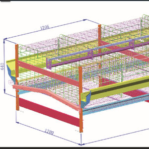 Lớn herdsman lớp gà mái pin lồng H lồng chăn nuôi hệ thống - Product Image 2
