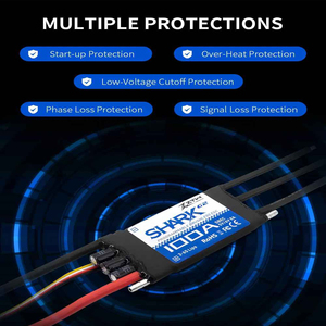 32-Bit sin escobillas ESC Shark G2 20A-100A SBEC 5V/6V 8A RC Barco Propulsor submarino - Product Image 4