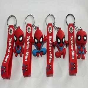 Cartone animato Marvel portachiavi vendicatori in resina di gomma morbida figurina ciondolo chiave per auto alla moda piccoli <span class=keywords><strong>accessori</strong></span> - Product Image 5