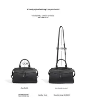 Sac à main bandoulière rétro en cuir véritable de luxe léger pour femme, collection Printemps 2026, ODM&OEM