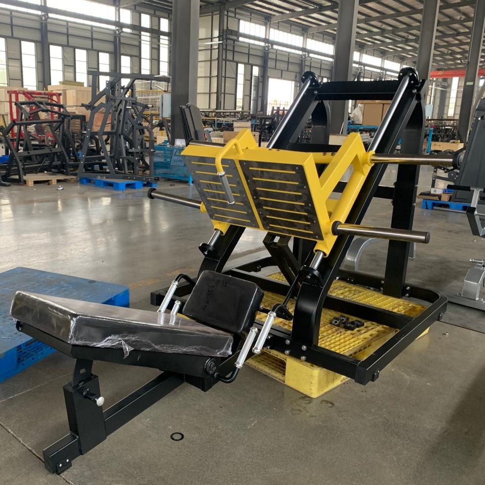 Leg Pulling Machine Plate-loaded Seated Leg Press Machine for Strength Training Functional ...