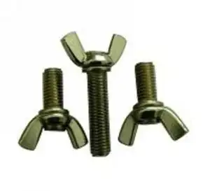 The Nuts And Bolts Fasteners Wing Screws Stainless Steel A2 304 Metal Zinc Butterfly Wing Screws With Rounded Rectangular Wings DIN316