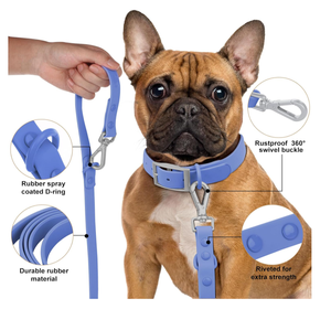 Kingtale <span class=keywords><strong>Pet</strong></span> <span class=keywords><strong>Supplies</strong></span> Impermeable PVC Sin Tirones Arnés Ligero Perro Correa <span class=keywords><strong>Collar</strong></span> - Product Image 6