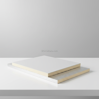 Panneau de conduit en acier coloré avec feuille d'aluminium simple face, panneau phénolique pré-isolé à faible perte de chaleur pour la ventilation CVC des hôpitaux