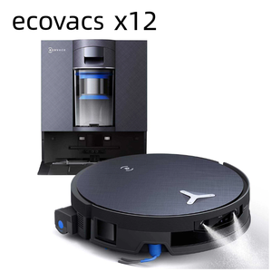 ลดราคาพิเศษ! หุ่นยนต์ดูดฝุ่นถูพื้น ECOVACS DEEBOT X12 แรงดูด 22000Pa พร้อมระบบป้องกันผมพันกัน FocusJet และแท่นทำความสะอาดอัตโนมัติ สำหรับบ้านอัจฉริยะ - Product Image 2
