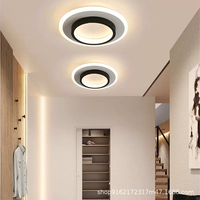 Lampe de Couloir Moderne, Plafonnier LED Rond Nordique pour Chambre et Couloir, Luminaire d'Intérieur
