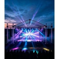 Structure de scène extérieure en aluminium, système de treillis pour événements, éclairage DJ, support pour projecteur