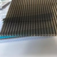 Plaque de polycarbonate alvéolaire abordable pour serres et toitures