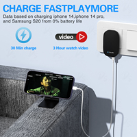 Cargadores y Adaptadores de Viaje Plegables Ultrafinos de 20 W para Reino Unido, Carga Rápida PD QC3.0, Puertos Tipo-C/USB, Cargador para Teléfonos Móviles