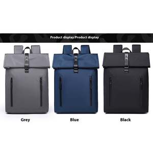 Sac à dos pour ordinateur portable à enroulement, nouvelle arrivée 2025, pour hommes, décontracté, pour le travail, sac d'école, Oxford imperméable, pour les voyages en plein air, étudiant - Product Image 3