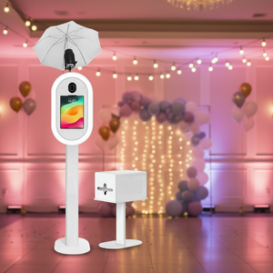 Cabina Fotografica Portatile per iPad con Anello Luminoso per Matrimoni ed Eventi - Disponibile nel Magazzino USA - Product Image 1