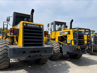 Gebrauchter Komatsu WA380 Radlader Originallackierung Wenige Betriebsstunden Gebraucht-Behälterlader Vor Auslieferung Getestet