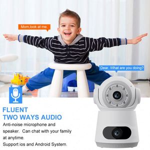 Nueva Cámara de Seguridad Wifi Inteligente para el Hogar con Doble Lente de 4MP HD, para Monitoreo de Bebés, Cámara de Red Interior con Doble Lente - Product Image 6