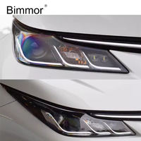 Verre de phare Bimmor pour Toyota corolla 2019-2023 couvercle de lentille en verre de phare usine de remplacement de lampe avant configuration basse