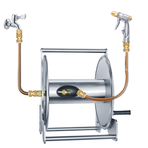 Enrouleur de <span class=keywords><strong>tuyau</strong></span> automatique rétractable <span class=keywords><strong>mural</strong></span> en acier inoxydable de haute qualité <span class=keywords><strong>50m</strong></span> CNS, pour <span class=keywords><strong>tuyau</strong></span> d'arrosage haute pression - Product Image 5