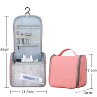 Travelsky fonctionnel dames accessoires de voyage étanche suspendu trousse de toilette voyage sac cosmétique organisateur