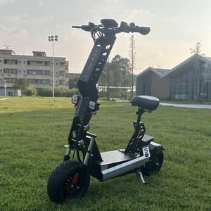 Patinete Eléctrico Plegable <span class=keywords><strong>de</strong></span> 13 Pulgadas con Neumáticos Grandes, Doble Motor, Poste con Logotipo, Reposapiés y Logotipo - Product Image 3