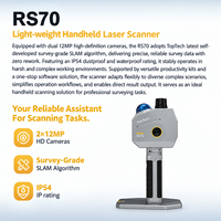Scanner LiDAR portable TopTech RS70 léger, précision de cartographie 3D, logiciel GreenValley