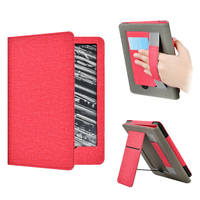 Étui magnétique Kindle avec sangle et support arrière, étui de protection magnétique en cuir de 6.8 pouces pour Amazon Kindle kpw12345