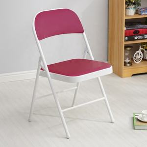 Muebles de jardín con marco de <span class=keywords><strong>metal</strong></span> para acampar, silla plegable portátil acolchada para reuniones, restaurantes, hoteles y reuniones - Product Image 2