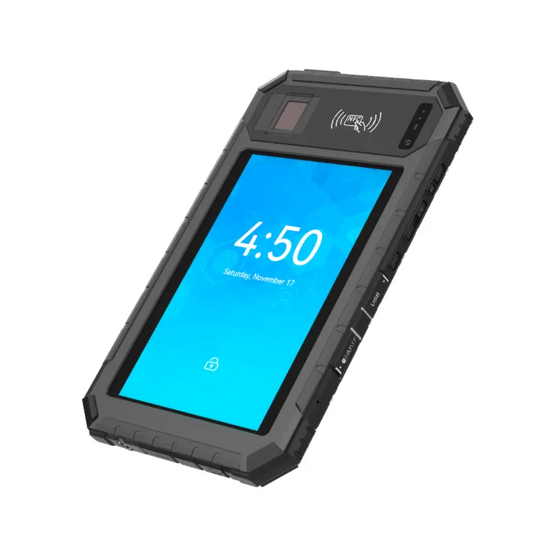 HUGEROCK B81 прочный Android13 планшет pc10000 mAh, удостоверение личности при паспорте, проверка отпечатков пальцев, Компьютерный дисплей высокой яркости