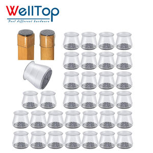 WELLTOP Offre Spéciale <span class=keywords><strong>chaise</strong></span> jambe sol protecteurs Pad meubles pieds casquettes caoutchouc Table <span class=keywords><strong>Silicone</strong></span> <span class=keywords><strong>chaise</strong></span> <span class=keywords><strong>pied</strong></span> couverture <span class=keywords><strong>chaise</strong></span> jambe protecteur - Product Image 2