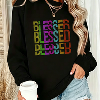 Strass thermocollants personnalisés Blessed Design pour vêtements et t-shirts