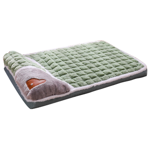 Umweltfreundliche Abnehmbare Plüsch-Haustiermatte Atmungsaktives Weiches Quadratisches Schlafkissen für Katzen und Hunde - Product Image 3