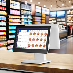 เครื่องพีโอเอสแบบ all-in-One ขนาด15.6นิ้วเครื่องคิดเงินหน้าจอสัมผัสแบบคู่พร้อมช่องซีพียู I5 J1900 I3สำหรับใช้ในร้านค้า - Product Image 6