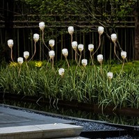 Lámpara LED Decorativa para Exteriores, Resistente al Agua IP65, para Jardín, Patio, Comunidad, Hotel, Paisaje, con Control Remoto