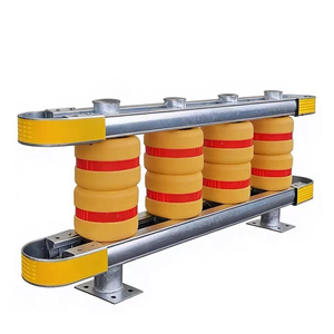 Long Life Plastic EVA PU Material Steel Anti-Crash Anti-Corrosion Reflective Safety Highway Roller Barrier - Product Image 1