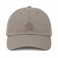 Gorra de golf de alto rendimiento, de sarga de algodón con parche tonal, ligera, para estilo de vida al aire libre, gorra de papá personalizada, deportiva, común, ajustable, para todas las estaciones.