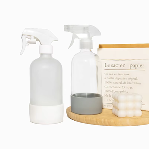 Bouteille en verre Boston ronde transparente de 16 oz certifiée CE FCC ROHS, hermétique, anti-fuite, de qualité alimentaire, résistante à la chaleur, anti-chute, réutilisable - Product Image 6