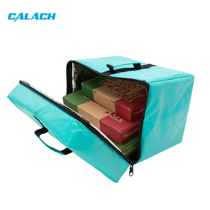 Bolsas Térmicas Portátiles para Entrega de Alimentos con Logotipo Personalizado al por Mayor, Bolsa Aislante para Pizza y Bebidas con Asa - Product Image 5