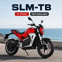 En stock, moto électrique SLM-TB 72V50Ah 4000W, moto électrique DDP pour les trajets en ville et les transports quotidiens