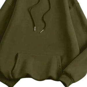 Sweat à capuche unisexe pour homme en gros, sweat à capuche à épaules tombantes d'hiver, tissé en polyester et coton, écologique, streetwear décontracté pour homme - Product Image 3