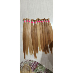 Cheveux bouclés naturels indiens bruts 100% naturels Remy Cheveux humains bouclés en vrac pour la vente - Product Image 5