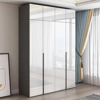 Armoire à Vêtements Haut de Gamme Dressing Systèmes Design Meubles Chambre de Luxe Personnalisée Grand Placard en Bois