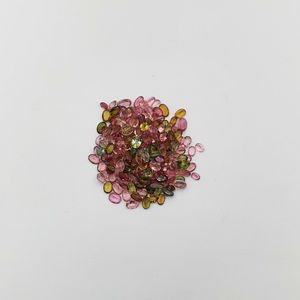 พลอยทัวร์มาลีนธรรมชาติทรงรี ขนาด 3*4-8*10 มม. 50 กะรัต คละสี คุณภาพสูง สำหรับทำเครื่องประดับ - Product Image 5