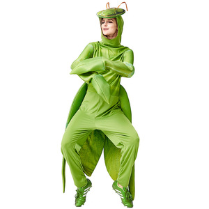 Disfraz de Mantis para Unisex, Mujeres y Hombres, Disfraz de Insecto Animal para Halloween, Carnaval, Fiesta, Disfraz de Purim para Adultos, Espectáculo Escénico - Product Image 1