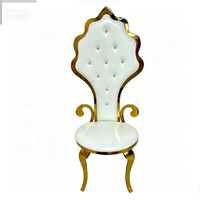 Chaises de mariage hautes pour mariés en gros, avec panneau personnalisé, en vente