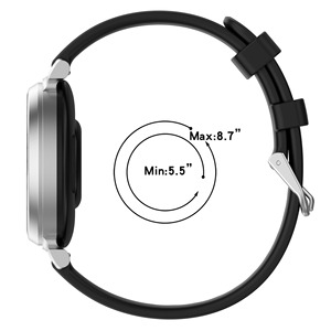 Prix le plus bas 2025 <span class=keywords><strong>Bracelet</strong></span> de remplacement en silicone souple <span class=keywords><strong>Bracelet</strong></span> de sport réglable pour <span class=keywords><strong>Garmin</strong></span> Lily 2 <span class=keywords><strong>Bracelet</strong></span> de montre intelligente active - Product Image 4