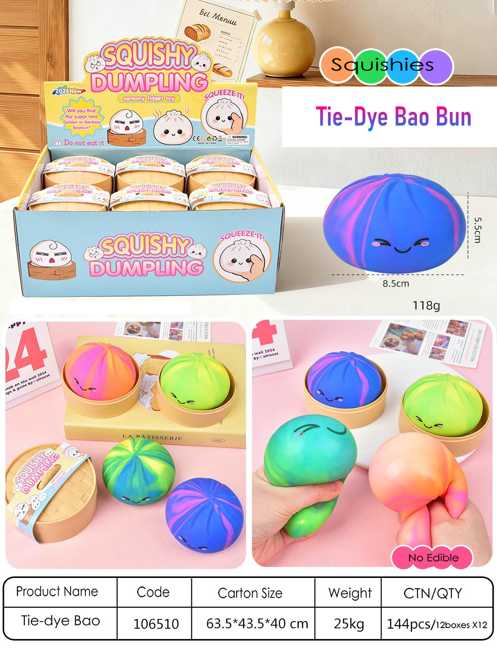 Tie-dye Bao 8.5cm