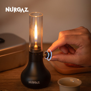 Lampe à gaz de camping NURGAZ, lumière extérieure compacte et portable, blanc chaud, 09036 - Product Image 3