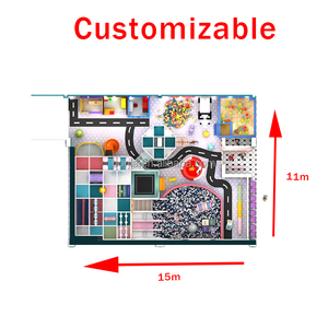 Aire de jeux intérieure de haute qualité pour enfants, équipement de jeux doux pour enfants, ensemble d'équipements de jeux doux intérieurs, aires de jeux interactives commerciales - Product Image 4