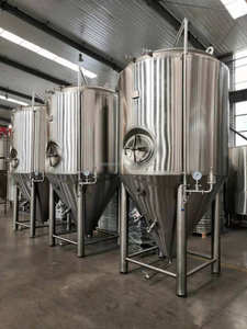 Fermenteur industriel de cuve de fermentation de <span class=keywords><strong>brasserie</strong></span> de bière artisanale de fermenteur conique 3000L avec trou d'homme latéral - Product Image 6